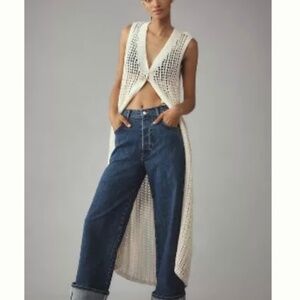 Anthropologie Pilcro Cuff High-Rise Jeans